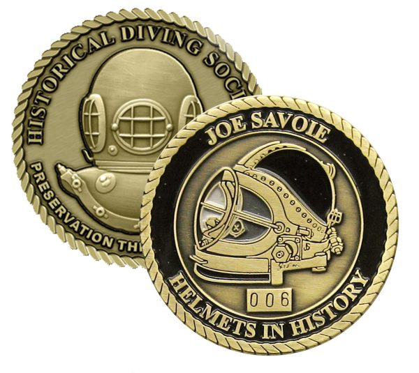 Joe Savoie Helmets in History Challenge Coin (Series Set # 1)