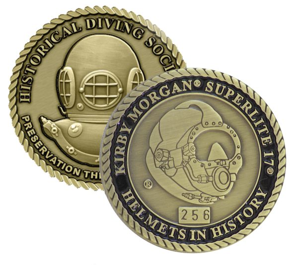 Kirby Morgan Superlite 17 Helmets in History Challenge Coin (Series Set # 2)