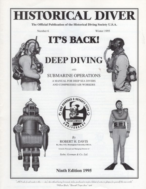 Back Issue: Journal of Diving History #006