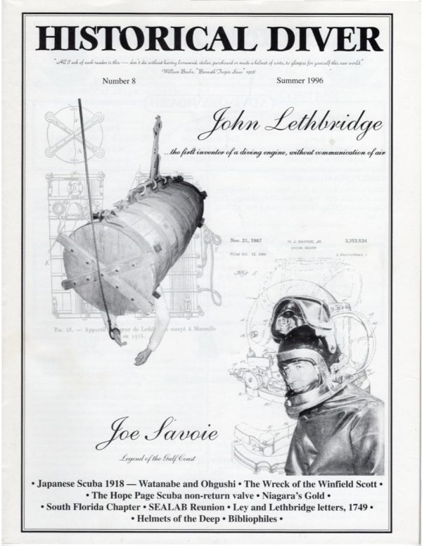 Back Issue: Journal of Diving History #008