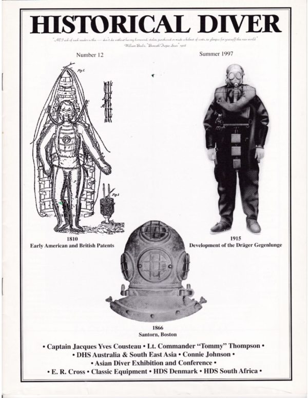 Back Issue: Journal of Diving History #012