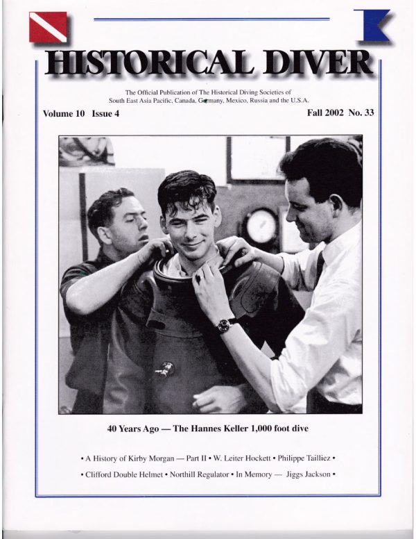 Back Issue: Journal of Diving History #033
