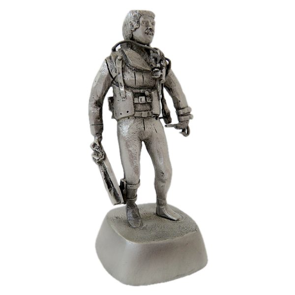 Scuba Pewter Model